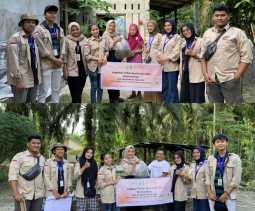 Pengabdian Mahasiswa Kukerta Unri, Restocking Ikan Nila di Desa Tambusai