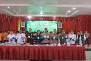 Polres Kampar Ungkap 51 Kasus Narkoba, 66 Tersangka Diamankan dalam Operasi Antik Lancang Kuning