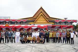 Ikuti Upacara Peringatan HUT RI di Kantor Gubri, Eks Napiter Lebih Cinta NKRI