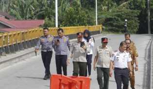 Jembatan Sungai Rokan Kiri Terancam Ambruk, Bupati Rohul Perintahkan Penutupan Akses