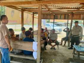 Polsek Rantau Kopar Sosialisasikan Pemilu Damai 2024 Kepada Masyarakat