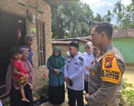 Polsek Langgam dan Camat Cegah Stunting: Anak Sehat Masa Depan Cerah