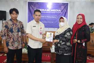 Diskominfotik Riau Gelar Literasi Media SMA/SMK, Pertama di SMAN 5 Pekanbaru
