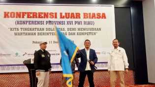 Raja Isyam Azwar Pimpin PWI Riau Periode 2023-2028