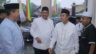 Bupati Alfedri Sambut Kunjungan Safari Ramadhan Gubernur Riau di Tualang
