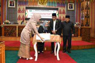 Bupati Bengkalis Tandatangani Nota Kesepakatan Perubahan KUA PPAS APBD 2024