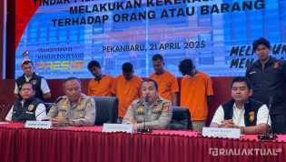 Empat Anggota 'Fighter' Ditangkap, Polda Riau Buru 7 Pelaku Lain dalam Aksi Brutal di Mapolsek Bukit Raya