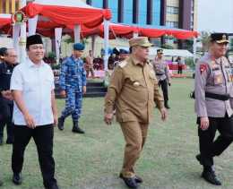 Ketua DPRD Riau Hadiri Gelar Pasukan Operasi Keselamatan Lancang Kuning 2024