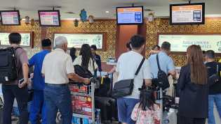 Lonjakan Arus Mudik di Bandara Sultan Syarif Kasim II Pekanbaru