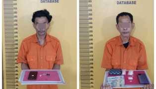Eks Guru Jadi Pengedar Bersama Rekannya Ditangkap Polres Inhu di Rengat