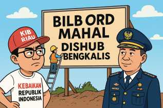 KIB Riau Soroti Proyek Billboard Dishub Bengkalis di Tengah Kebijakan Efisiensi Anggaran