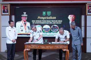Pemprov Riau Hibahkan Tiga Unit Eks Venue PON Kepada UIR
