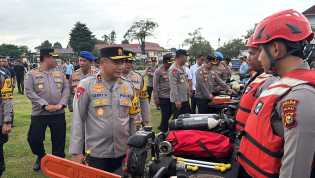 Waspada Luapan Sungai Kampar, 500 Personel Polda Riau Disiagakan