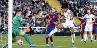 Gol Menit Akhir Madrid Bikin Barcelona Keok di Kandang Sendiri