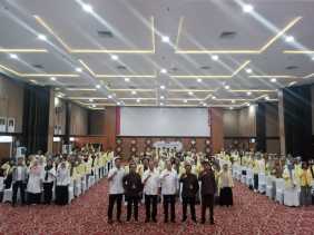 Ratusan Mahasiswa UNP KKL ke Pemko Pekanbaru