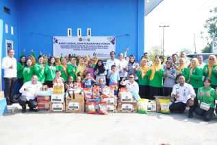 Peringati HBP ke-61, Rutan Pekanbaru dan Kanwil Ditjenpas Riau Gelar Bakti Sosial dan Penanaman Pohon