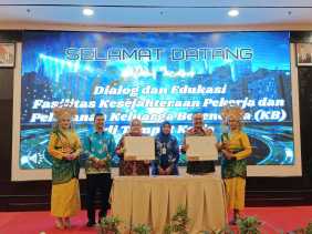 Provinsi Riau Jadi Tuan Rumah Dialog dan Edukasi Fasilitas Kesejahteraan Pekerja dan Pelayanan KB di Tempat Kerja