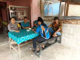 Polsek Rambah Gelar Sosialisasi dan Cooling System Pasca Pilkada Serentak