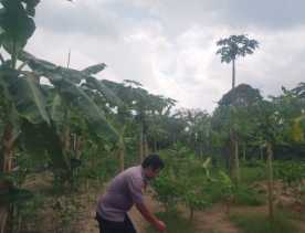 Ketahanan Pangan Jadi Fokus, Polsek Bangko Pusako Laksanakan Asta Cita di Rohil