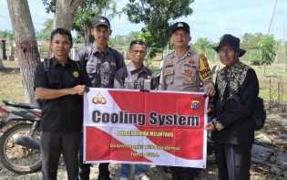 Bhabinkamtibmas Teluk Pulau Hulu Bersama Panwascam Bersinergi Ciptakan Pilkada Aman dan Damai