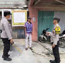 Begini Cara Polsek Langgam Jaga Kamtibmas di Masa Kampanye Pilkada