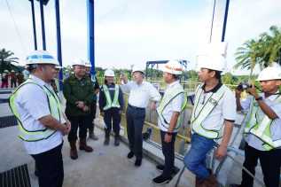 Ditinjau Gubernur Syamsuar, SPAM untuk Masyarakat Pekanbaru - Kampar Segera Beroperasi