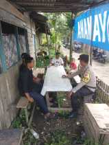 Sasar Kedai Kopi, Polsek Tempuling Cooling System Pemilu Damai 2024