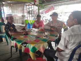 Polsek Batang Tuaka Gelar Cooling System Pemilu Damai di Desa Sungai Luar