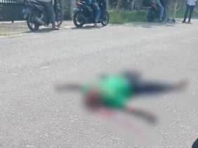 Tragis, Pesepeda di Bengkalis Tewas Terlindas Dump Truck di Jalan Kelapapati Laut