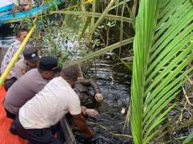 Penemuan Mayat di Kuala Sungai Parit Amir Inhil Gegerkan Warga, Kapolsek Gaung: Diduga Tenggelam