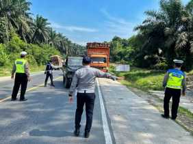 Operasi Gakkum Penumbar di Pelalawan, Dishub Riau: Pelanggaran Terbanyak Tak Ada Tanda Lulus Uji