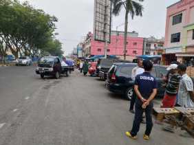 Bukan Kantong Parkir, Dishub Minta Pengendara Tidak Parkir Didepan Kawasan STC