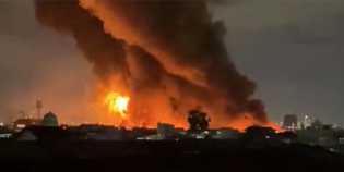 Suasana Mencekam saat Kebakaran Depo Pertamina Plumpang