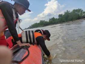 Mandi di Sungai Inhil, Bocah 8 Tahun Hilang Tenggelam