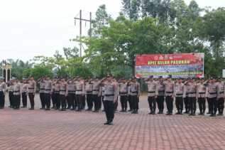 Peringati Hari Kesaktian Pancasila, AKBP Isa Ingatkan Personel Polres Rokan Hilir Laksanakan Cooling System Humanis