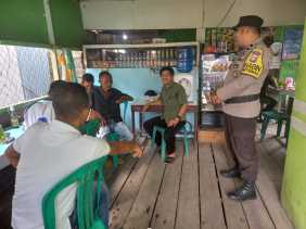 Polsek Batang Tuaka Cooling System Pemilu 2024 di Desa Tanjung Siantar