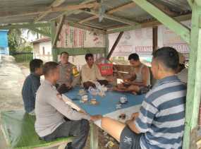 Gencar Giat Cooling System, Polsek Rambah Sampaikan Pesan Damai Jelang Pilkada 2024 di Rohul