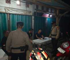 Antisipasi C3, Polsek Bangko Pusako Gelar Patroli Malam