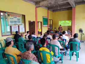 Hadiri Musrenbang Kelurahan Sungai Piring, Aiptu Zulkifli Sampaikan Pesan Pemilu Damai 2024