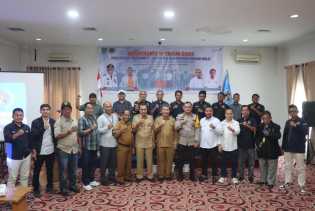 Kapolres Rohul Laksanakan Cooling System di Konferensi PWI, Ajak Insan Pers Dukung Pilkada Damai