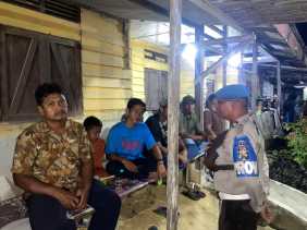 Polsek Kandis Terus Gelar Cooling System Demi Pilkada Kondusif