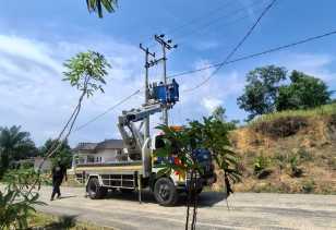 Usai Kunker Wako Agung ke Melebung, Dishub Pekanbaru Pasang 20 Titik Lampu Jalan