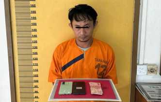 Buron Kasus Narkoba di Inhu Ditangkap di Kamar Hotel