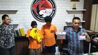Edarkan Sabu di Gang Sago, Dua Pelaku Ditangkap Sat Resnarkoba Pekanbaru