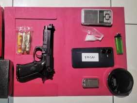 Ditresnarkoba Polda Riau Tangkap Tiga Pengedar Sabu dan Amankan Air Softgun