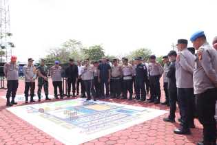Gelar Simulasi Sispam Mako dan Kota, Wakapolda Riau Apresiasi Polres Rohil
