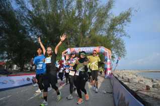 Sukses Digelar, Rupat Fest Running 10K: Lari Sambil Nikmati Pesona Pantai Lapin