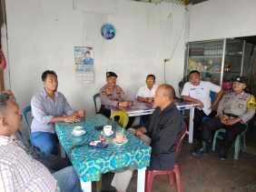 Polsek Minas Gencarkan Cooling System, Ajak Warga di Minas Barat Dukung Pilkada Damai