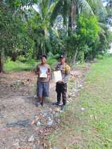 Bhabinkamtibmas Bangko Makmur Imbau Masyarakat Tak Bakar Lahan dan Hutan