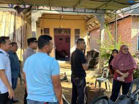 Usai Kecelakaan Kerja di PKS PTPN IV, Kapolres Kampar Beri Bantuan dan Janji Mitigasi